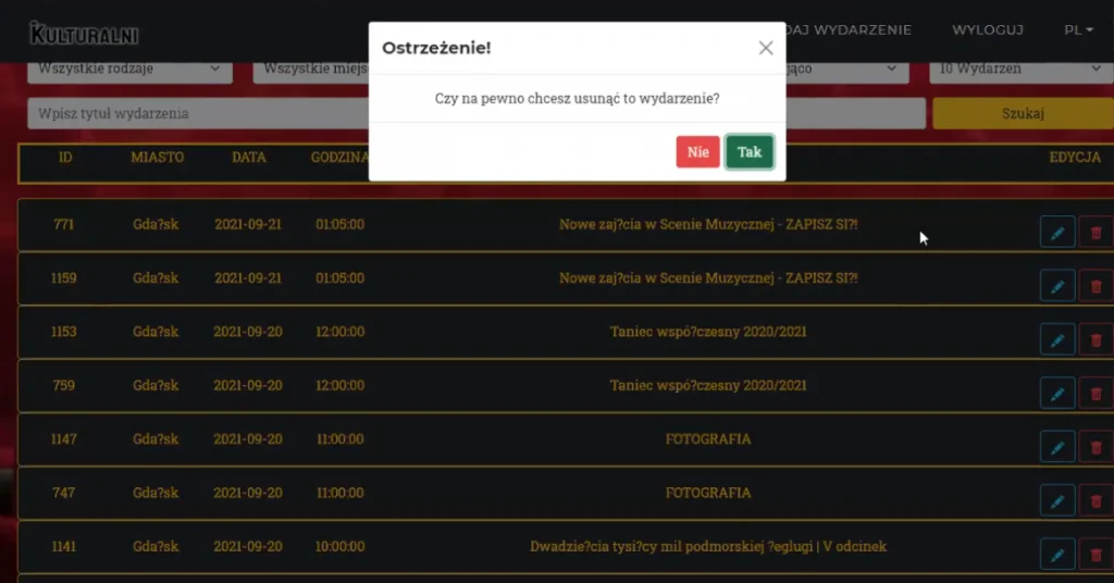 Potwierdzenie aktywacji konta użytkownika