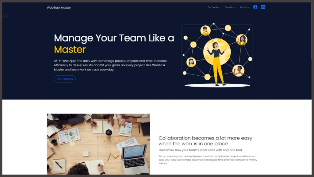 Przeczytaj o projekcie kursantów C/.NET: WebTask Master